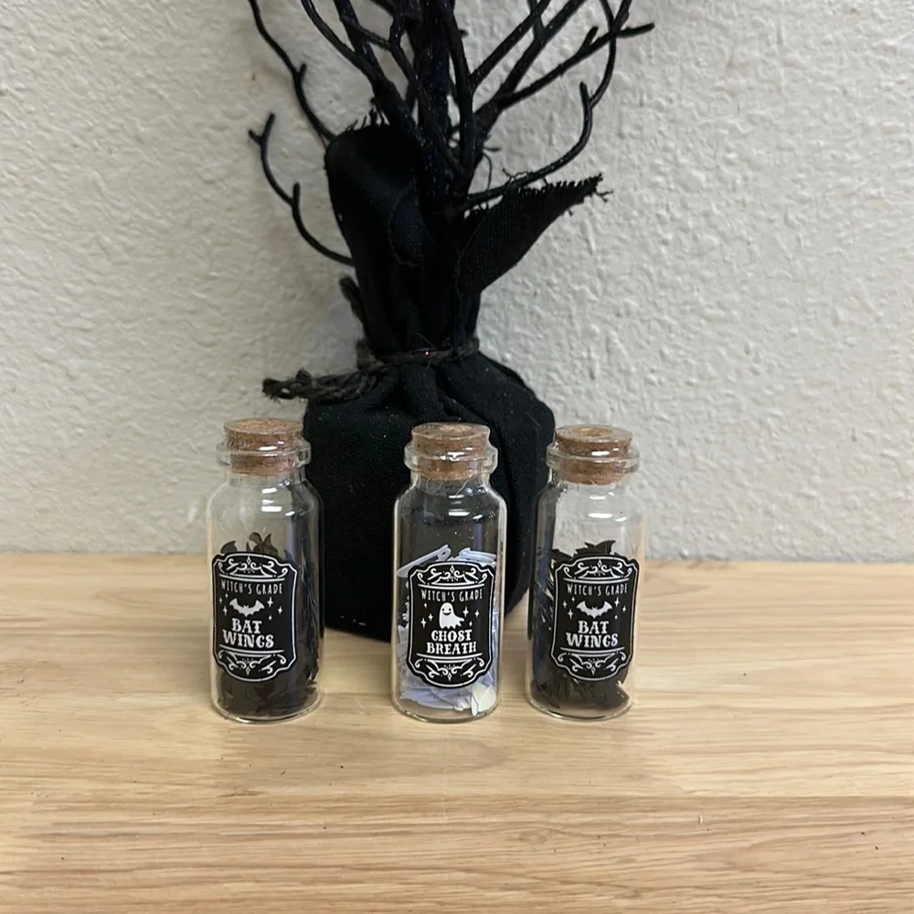 New 3pc target Halloween potion bottles